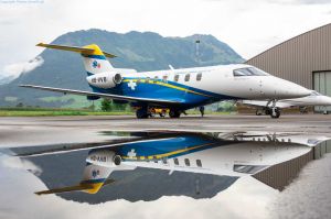 PC-24 Ambulanzflugzeug für Schweden leistet Erstflug