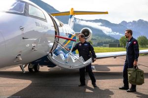PC-24 Ambulanzflugzeug für Schweden leistet Erstflug