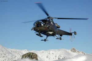 Bundesheer im Nachtflug: Alouette III bei Bergrettung