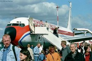 Ausschlachtung der Boeing 707-430 am Hamburg Airport