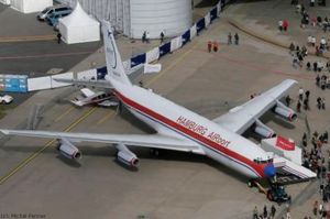 Ausschlachtung der Boeing 707-430 am Hamburg Airport