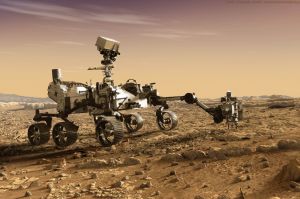 Landung und Start für Rover und Hubschrauber auf Mars