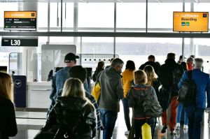 Abflug in die USA: Flugbetrieb am Terminal 2 München