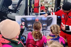 Reges Interesse am Rettungshubschrauber