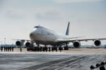 Erste Lufthansa Boeing 747-8 ist in Frankfurt angekommen
