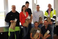 Frühstück für Fluthelfer des Flughafens Hannover