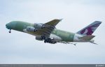 A380 für Qatar Airways im Jungfernflug nach Hamburg