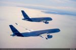 Großraum Flugzeug Familien Ausflug: A330 und A380 mit A350 XWB