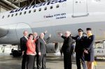 Flugzeugtaufe für Lufthansa-Airbus A319 