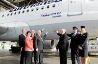 Flugzeugtaufe für Lufthansa-Airbus A319 "Herborn"