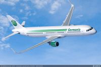 Germania erhält ersten Airbus A321 mit Sharklets
