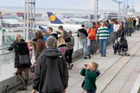 Fraport-Besucherterrasse im Winter geöffnet