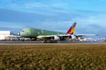 Jungfernflug des ersten Airbus A380 für Asiana Airlines