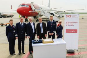 10 Jahre norwegian im Aufwind am Hauptstadt-Flughafen BER