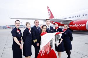 airberlin mit Verbindung Düsseldorf – Madrid-Barajas