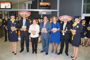 Lufthansa feiert Erstflug der Verbindung München – Mexico-City