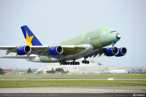 Airbus A380-Erstflug für Skymark Airlines – Und der erste in Japan