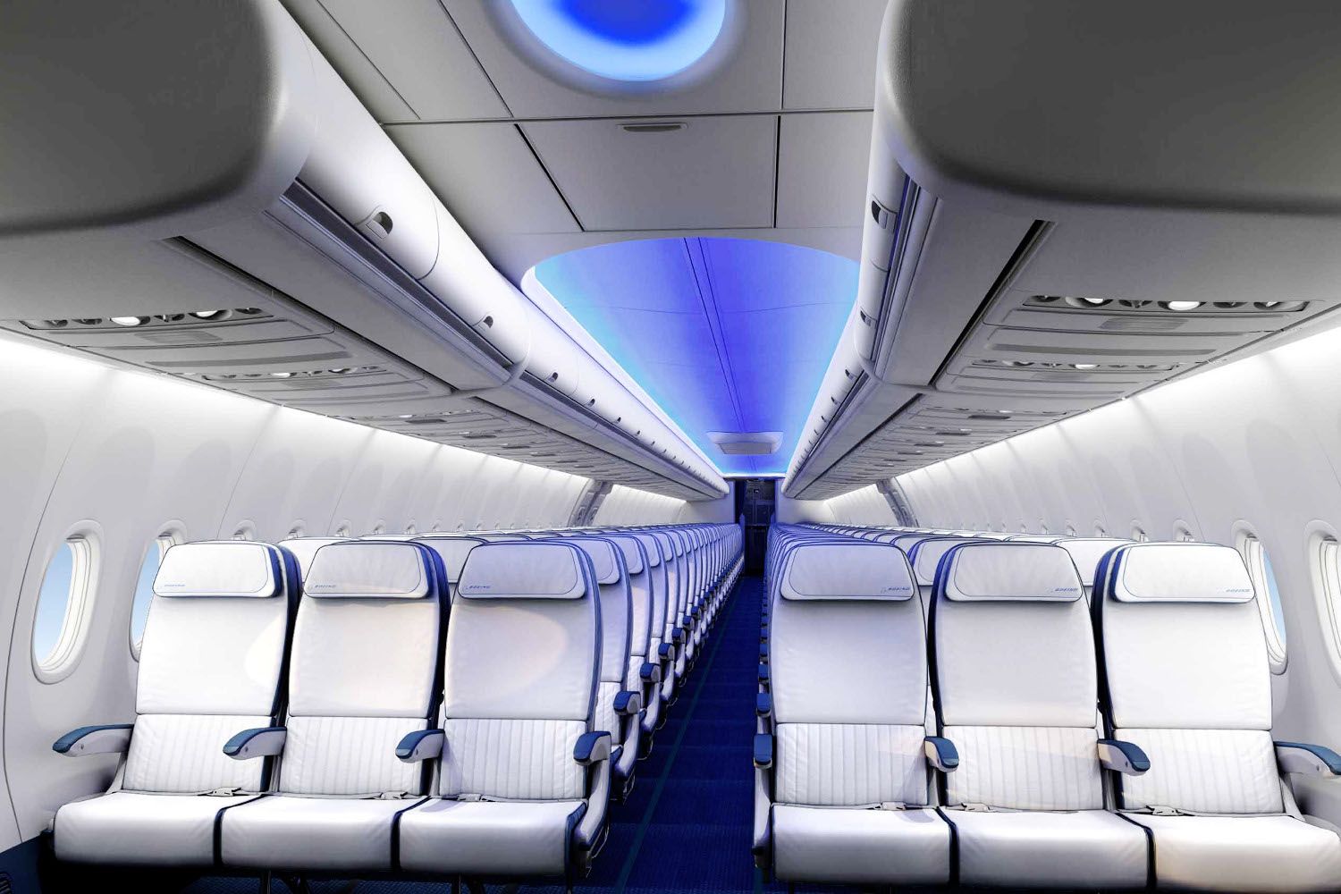 Boeing Mit Modularer Nachrustung Des Boeing Sky Interior