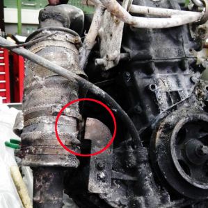 Kabinenbrand – Motoröl entwich aus Filterhalter