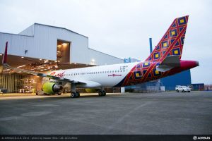 Erster Airbus im Anstrich der Lion Group