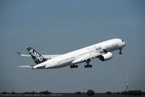 Erstflug Airbus A350 XWB MSN5: Testflotte komplett