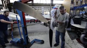 Kamera zeigt erstmals Verformungen am Flugzeug-Propeller im Flug