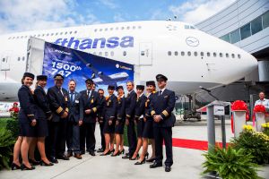 Lufthansa nimmt Boeing 747 Nr. 1.500 entgegen