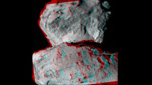 Komet Churyumov-Gerasimenko in 3D – Stereobilder von Rosetta