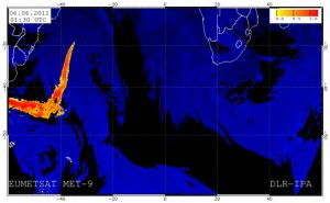 Luftverkehr: Asche in der Atmosphäre aus Satellitendaten vohersagbar