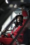 Erste Frau Verantwortliche Pilotin im ADAC-Helikopter