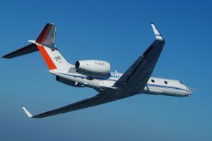 Forschungsflug im Business Jet durch die Gewitter
