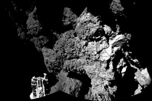 Philae insgesamt drei Mal auf dem Kometen gelandet