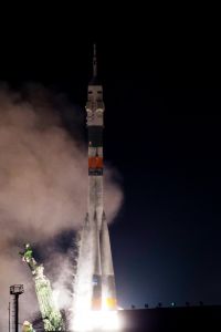 ESA-Astronautin Samantha Cristoforetti auf der ISS angekommen