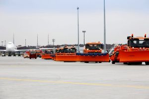 Winterdienst am Flughafen Frankfurt noch stärker besetzt
