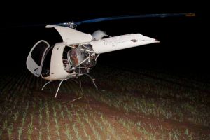 Bruchlandung einer Cabri G2 nach Start von EDFE nach EDMA