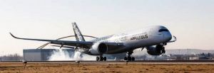 A350-900 XWB landet erstmals am Flughafen Madrid
