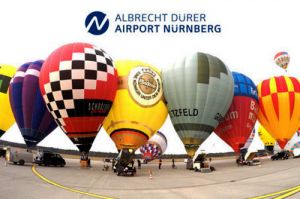 Fuchsjagd der Heißluftballons über Nürnberg