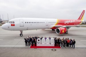 Airbus liefert 9.000. Flugzeug aus – A321 für VietJetAir