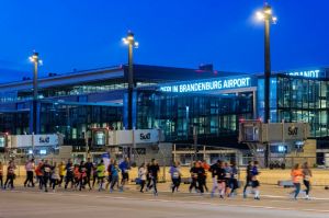 Bestzeit 01:17:37 am Airport Night Run-Halbmarathon auf der BER-Piste
