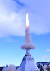Rakete TEXUS für 20 Minuten Mikrogravitation in 269 Kilometer Höhe