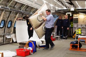 Kanzler-Airbus A300 nun startklar als ZERO-G Parabelflugzeug