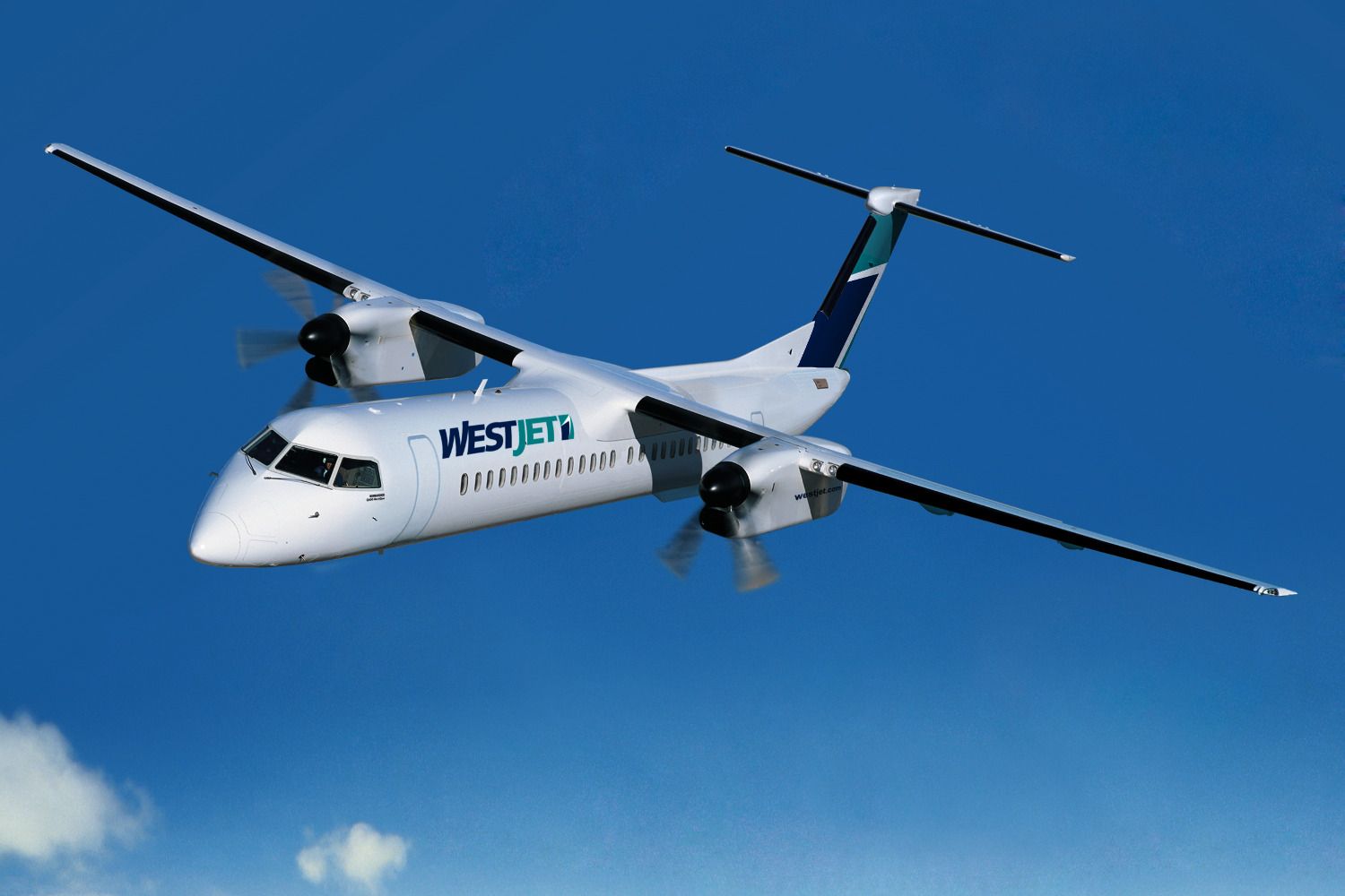 Neueste Airline in Kanada bekommt 500. Bombardier Q400
