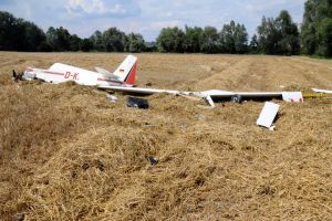 Motorsegler-Absturz nach dem Start in Oppenheim