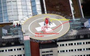 Unfall mit Heckrotor des DRF-Hubschraubers in Stuttgart