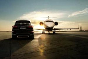 Porsche Spritztour bei Lufthansa First Class