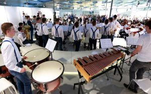 Gymnasiasten gaben Konzert am Fraport