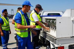 60 Grad auf dem Vorfeld – 1.000 Liter für Mitarbeiter
