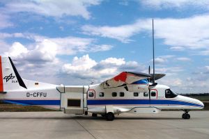 NASA und DLR: Dornier und Gulfstream vermessen Traunstein