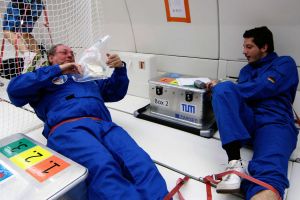 Baustoffe für den Mond im freien Fall: ZERO-G