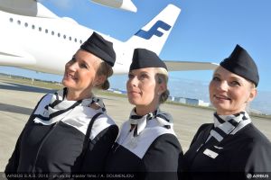Erster Airbus A350 XWB an Finnair übergeben